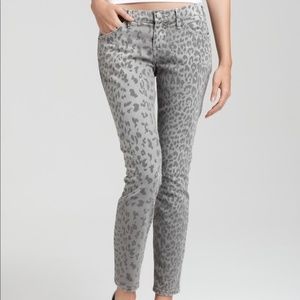 CURRENT/ELLIOTT ‘Stiletto’ Jeans in Grey Leopard